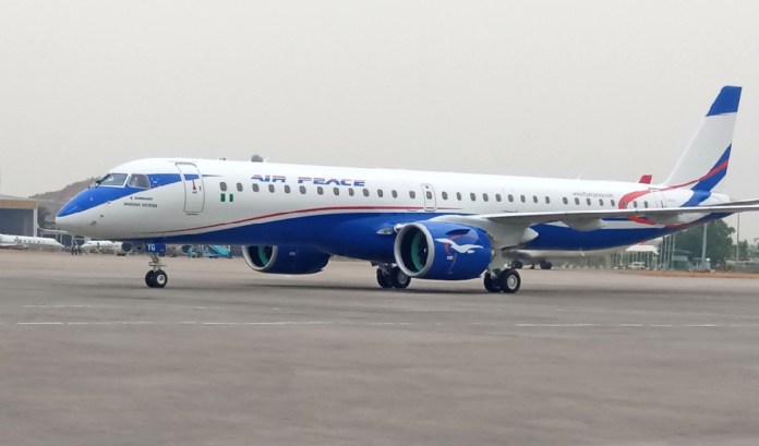 Air Peace Takes Delivery of 2nd E195-E2. By Daisy BARRO