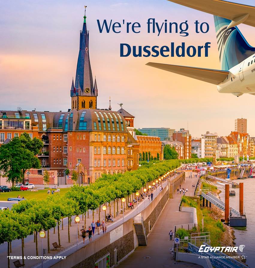 EgyptAir Expands Network, Opens Dusseldorf in July – By Mary IRORO
