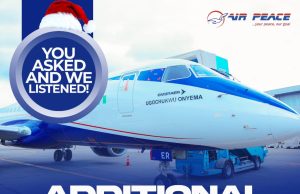 Air Peace Ups Flights to Meet Festive Demand – By Daisy BARRO